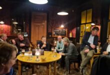 Nieuwjaarsbijeenkomst bij hotel de Zeven Wouden te Sloten